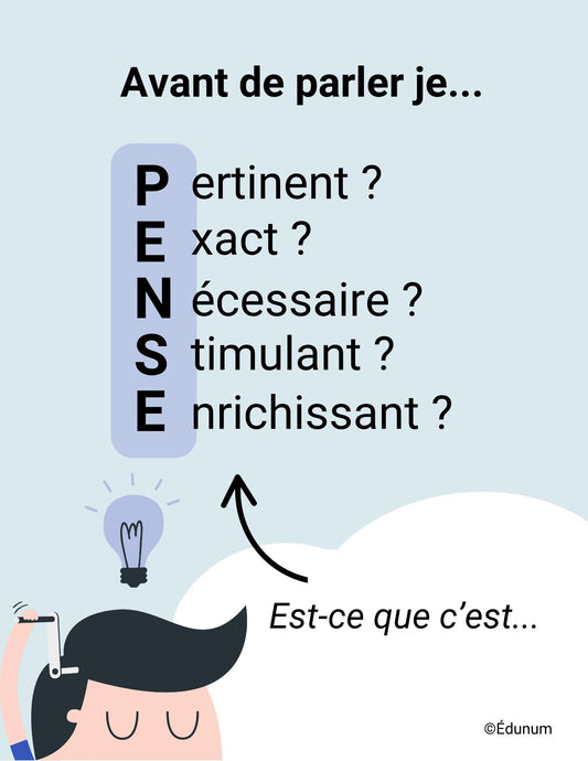 Avant de parler, je pense