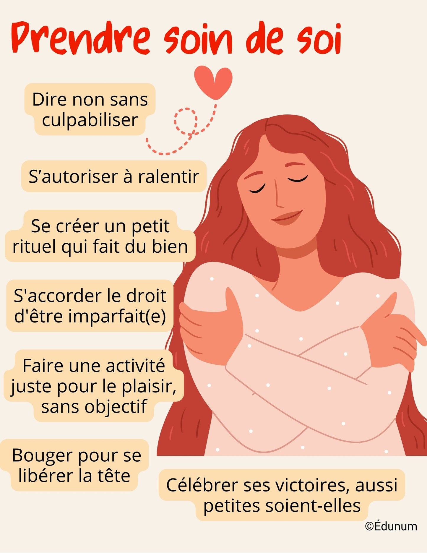 Prendre soin de soi | Affiche