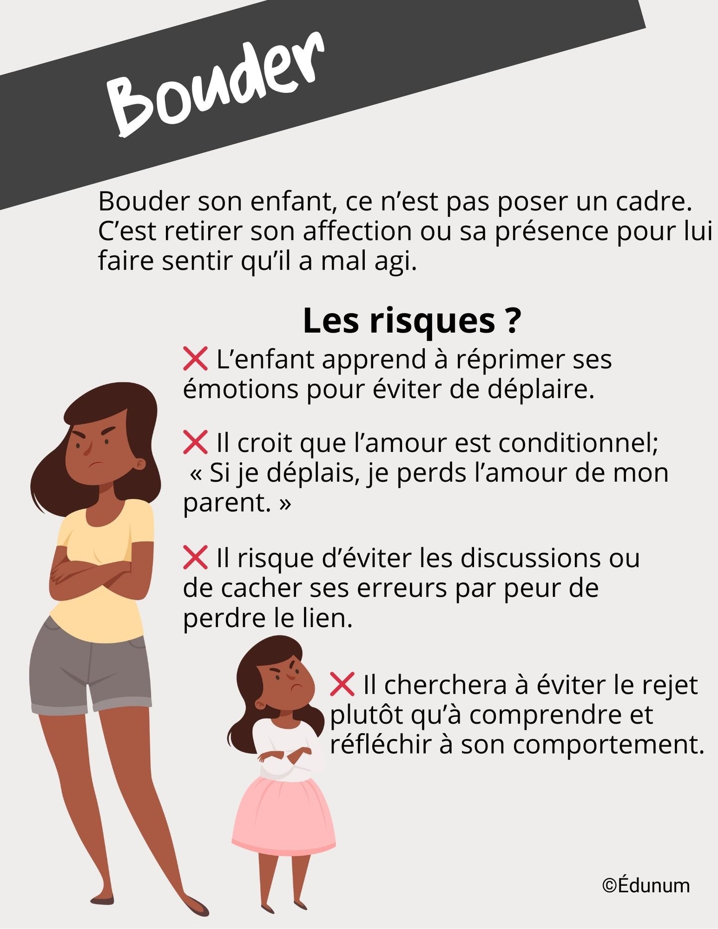 Bouder son enfant  | Affiche