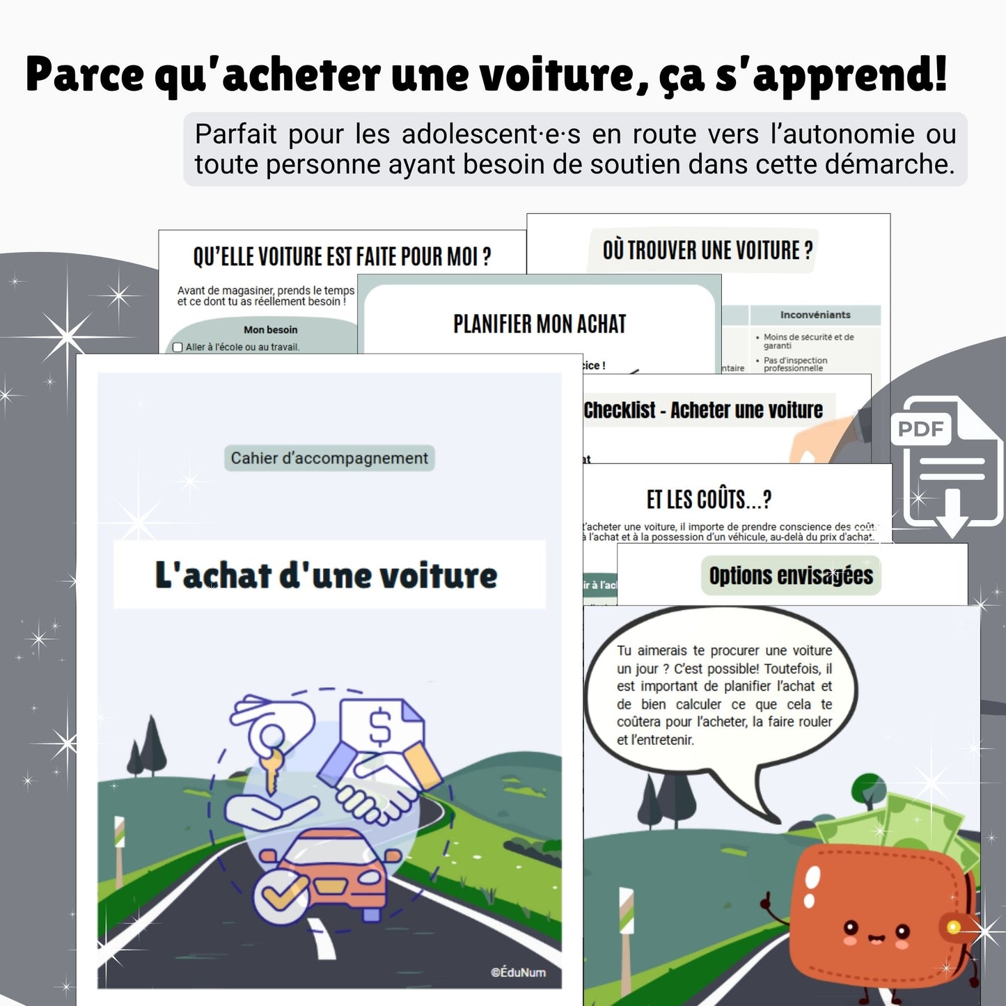 Achat voiture | Cahier d'accompagnement