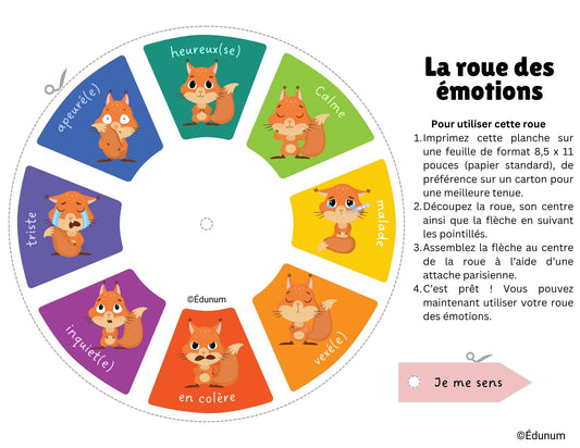 La roue des émotions