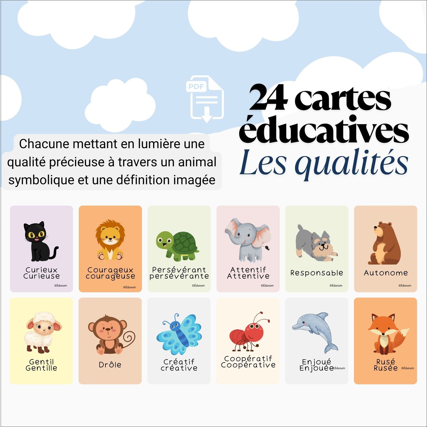 Les cartes qualités