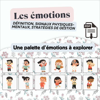 Les émotions | Cartes explicatives