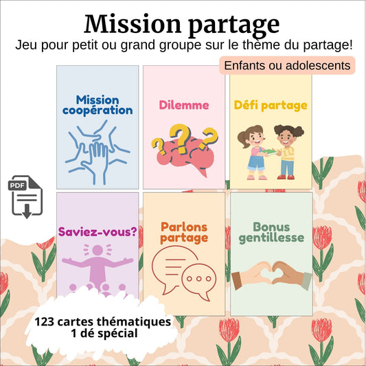 Le partage| Jeu éducatif