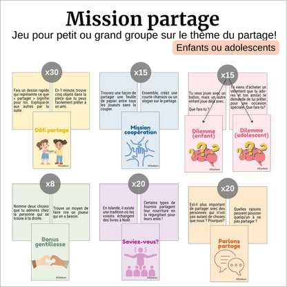 Le partage| Jeu éducatif