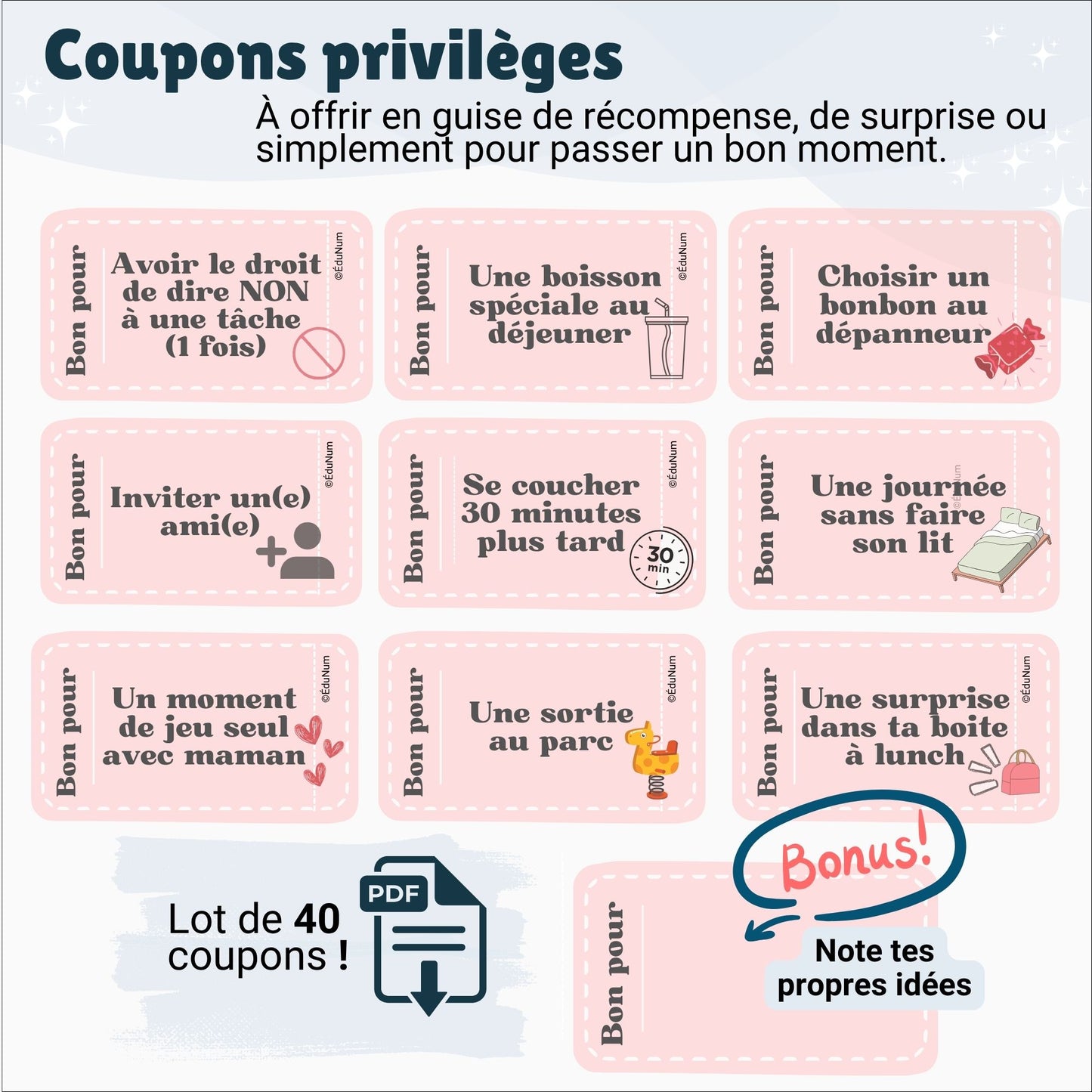 Coupons privilèges